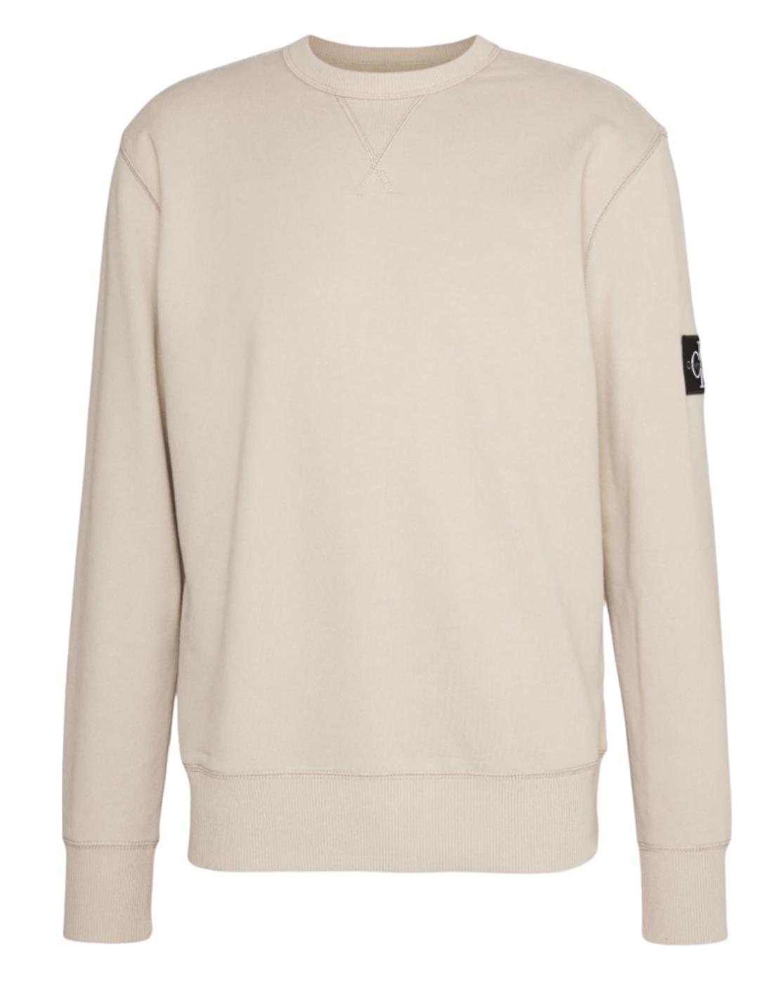 Sudadera Badge Crew Neck Calvin Klein