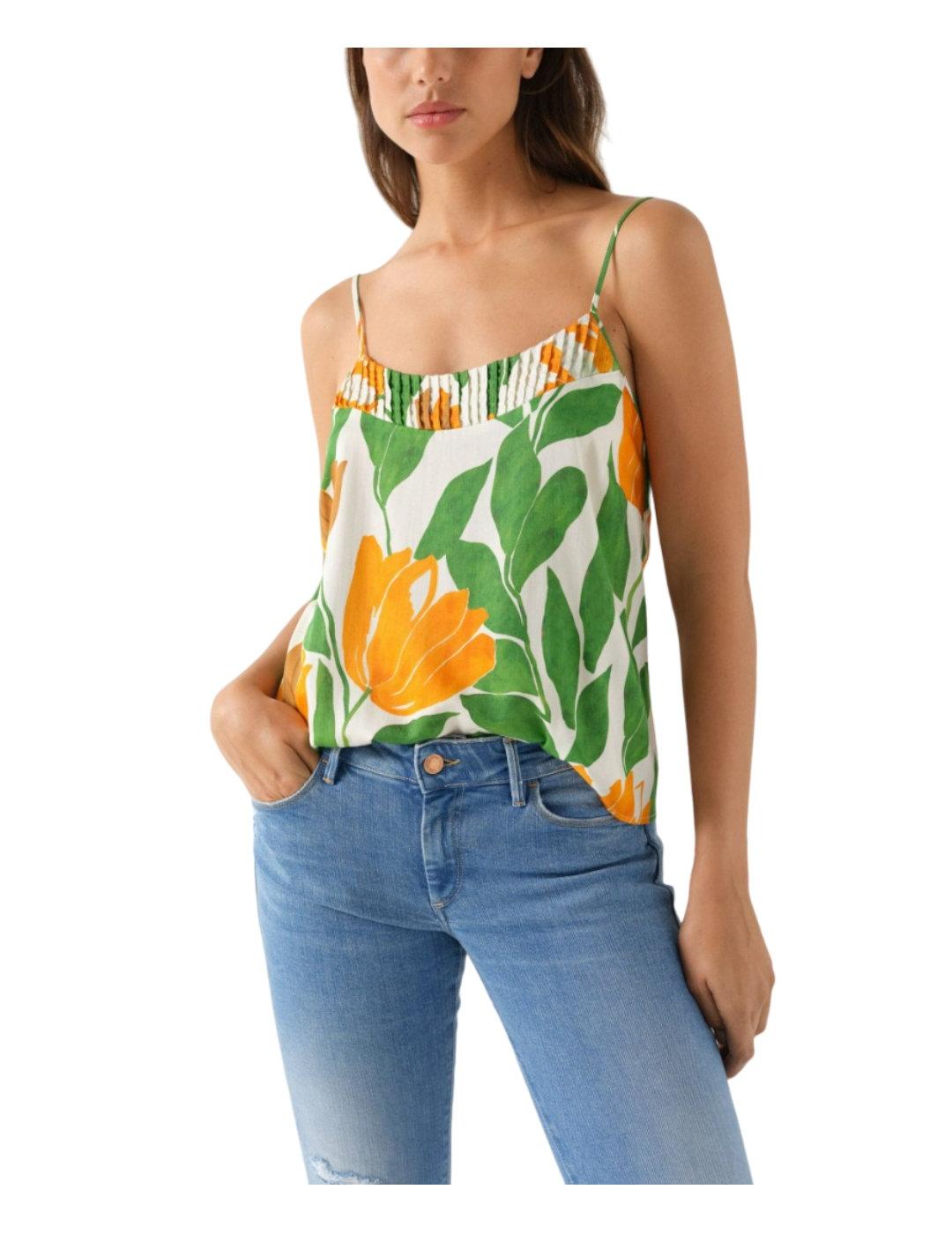Top Floral Salsa Jeans
