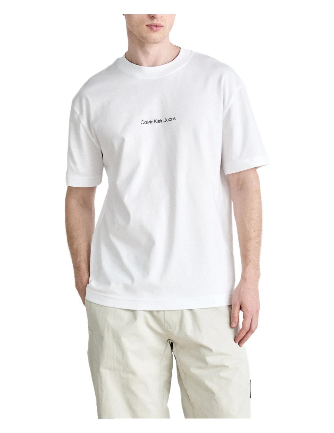 Camiseta Grid Monogram  Calvin Klein