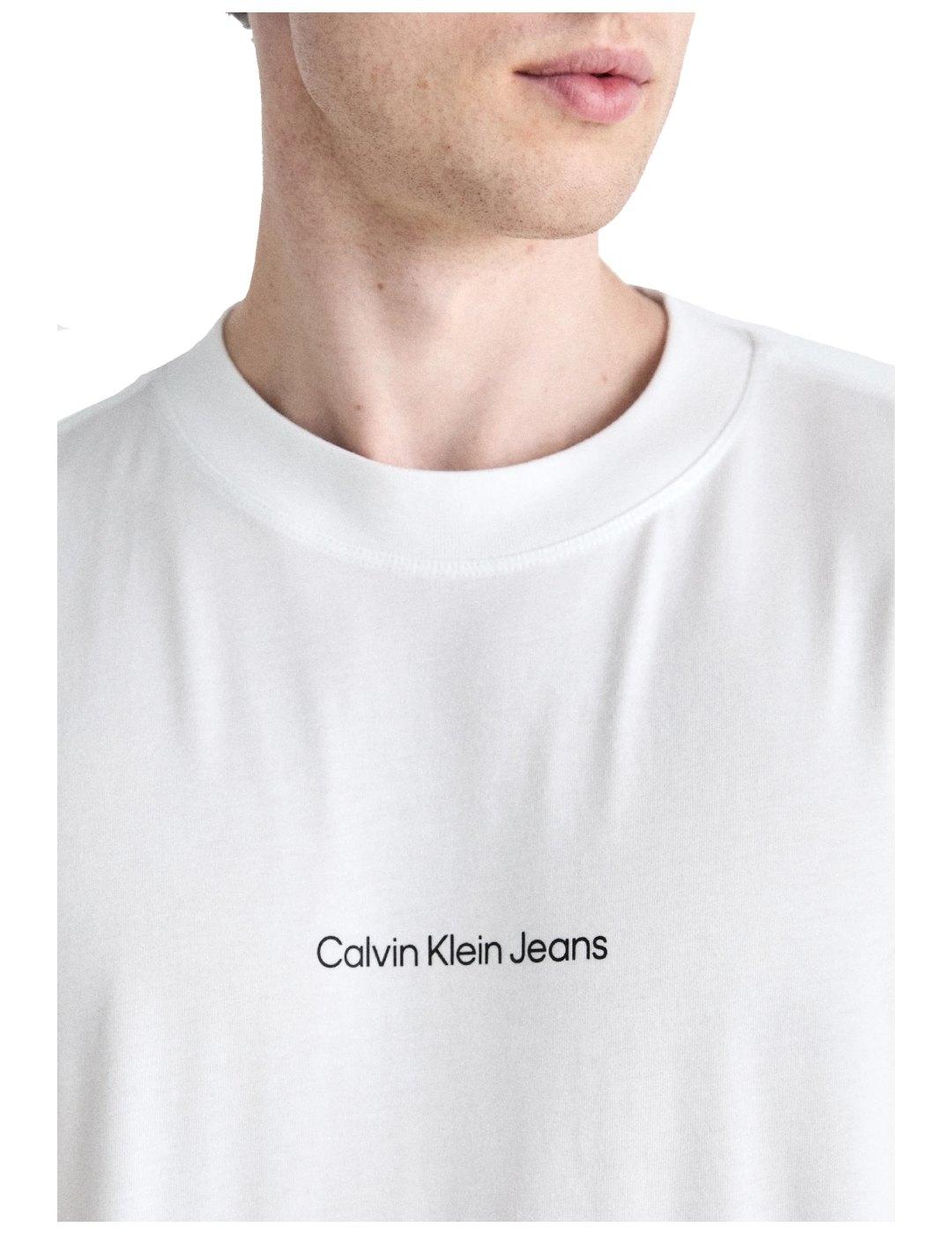 Camiseta Grid Monogram  Calvin Klein