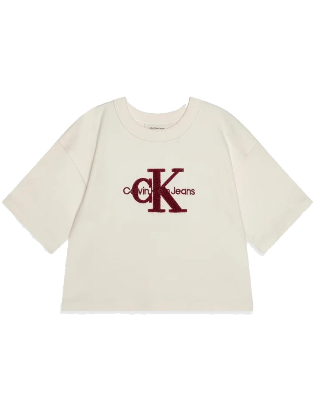 Camiseta Teddy Monologo Calvin Klein