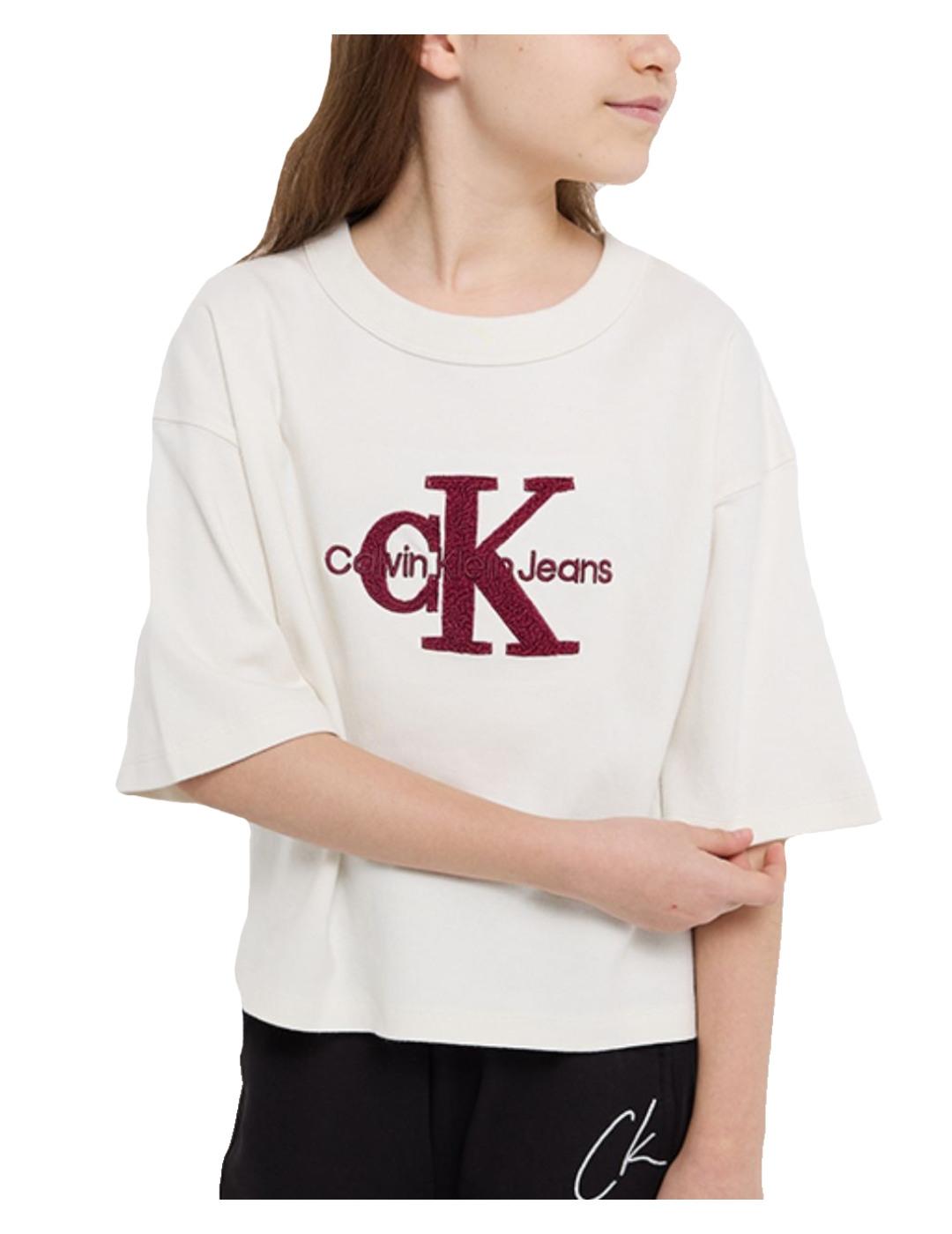 Camiseta Teddy Monologo Calvin Klein