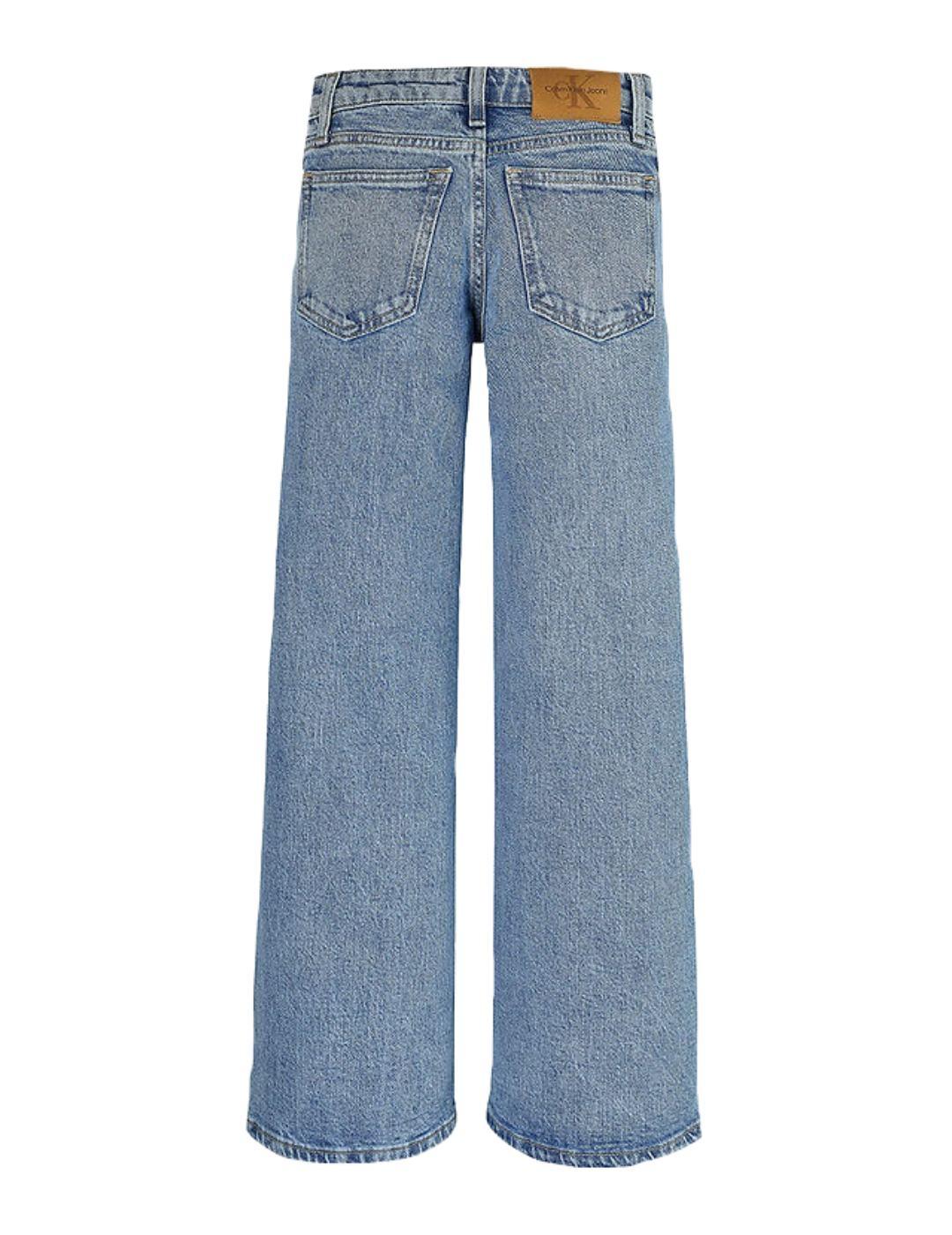 Pantalón Leg Relaxed Denim Calvin Klein