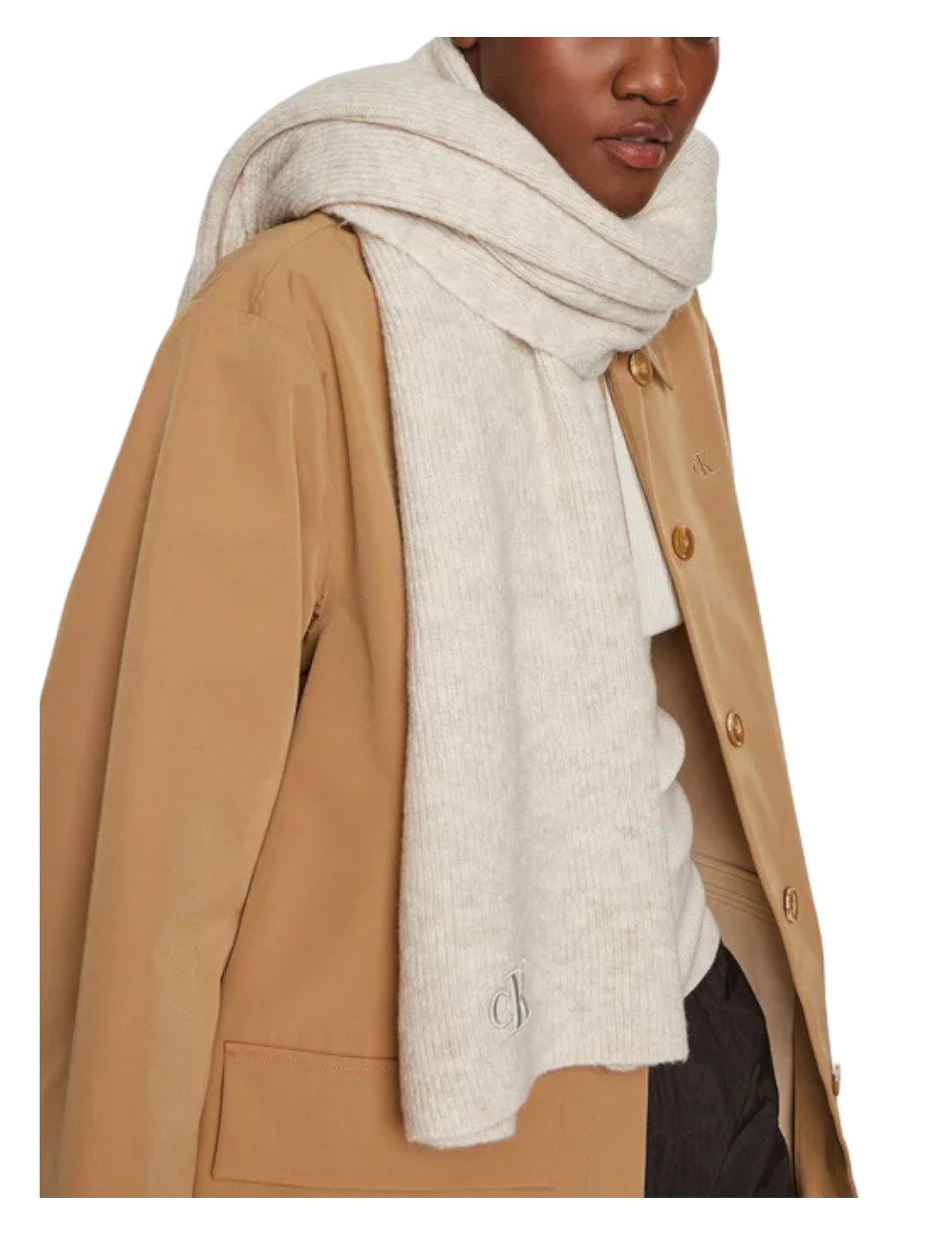Bufanda Thick Embroidery Calvin Klein