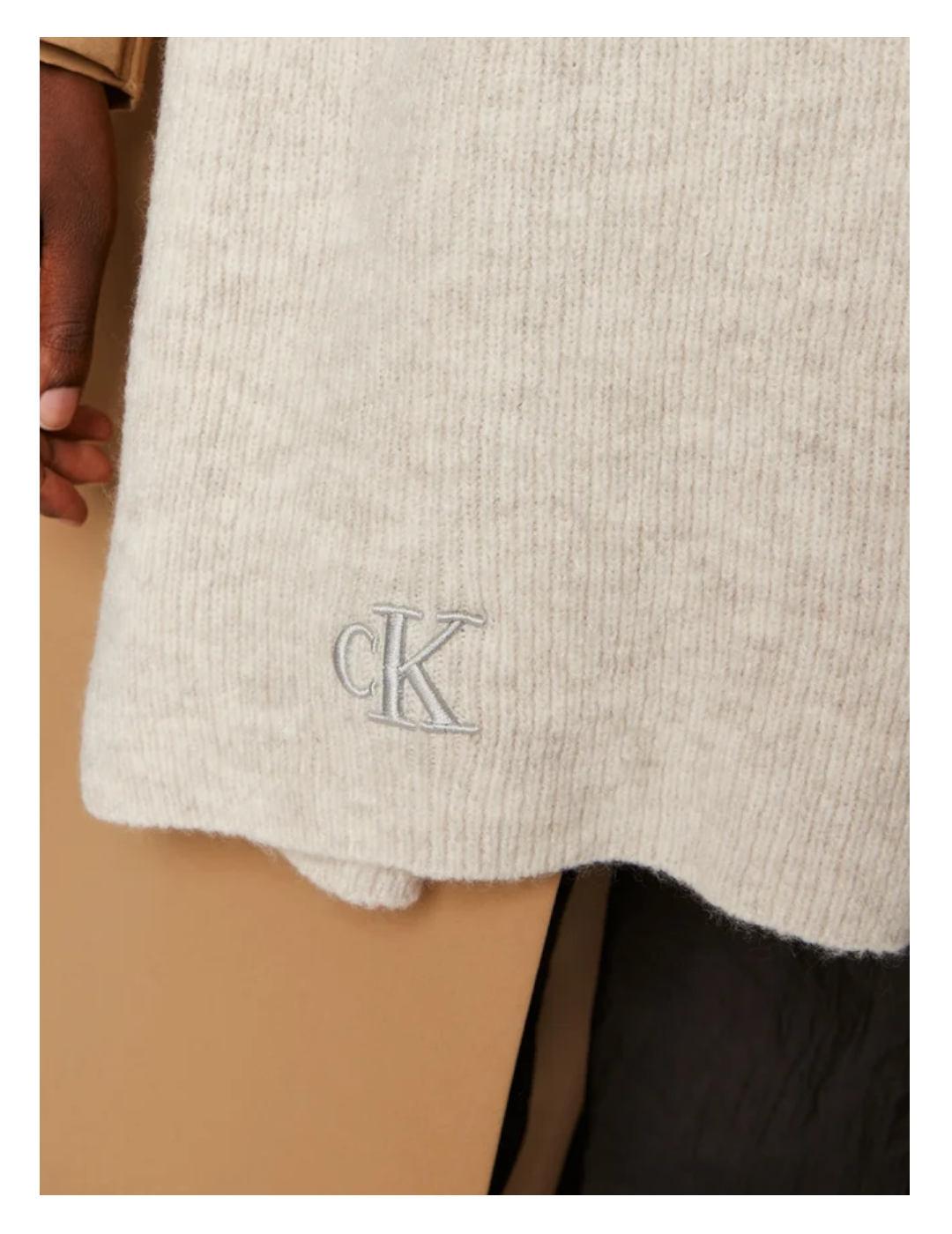 Bufanda Thick Embroidery Calvin Klein
