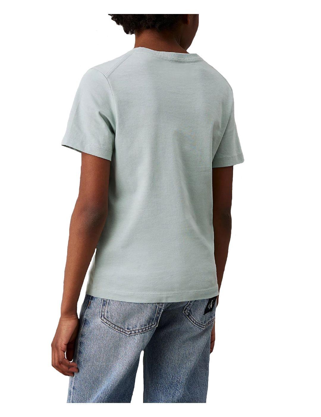 Camiseta Chest Monologo SS Calvin Klein