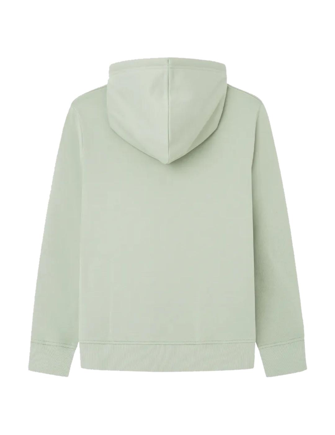 Sudadera Waldo Hoodie Green Pepe Jeans