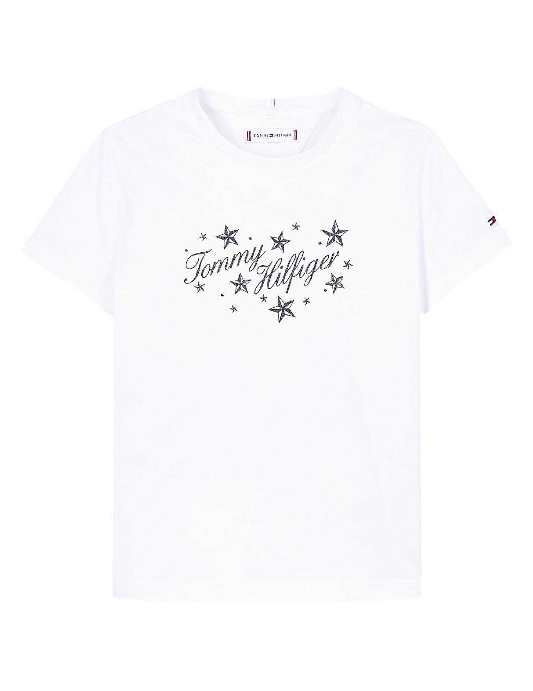 Camiseta Script Glitter Tommy Hilfiger