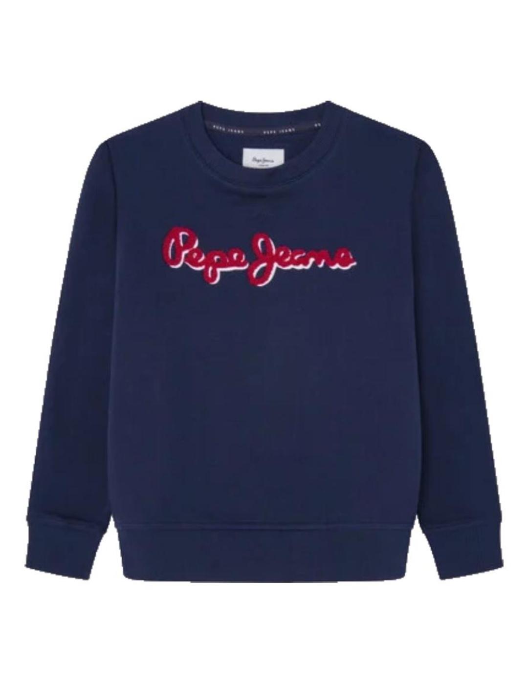 Sudadera Lamonty Crew Navy Pepe Jeans