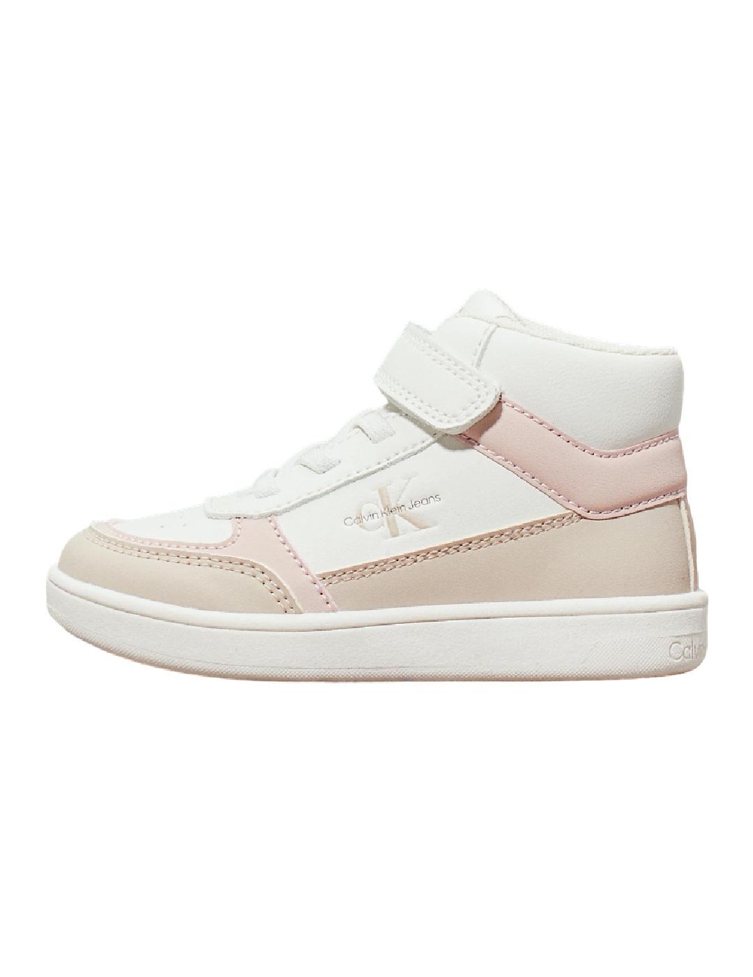 Zapatilla Sneaker velcro Pink Calvin Klein