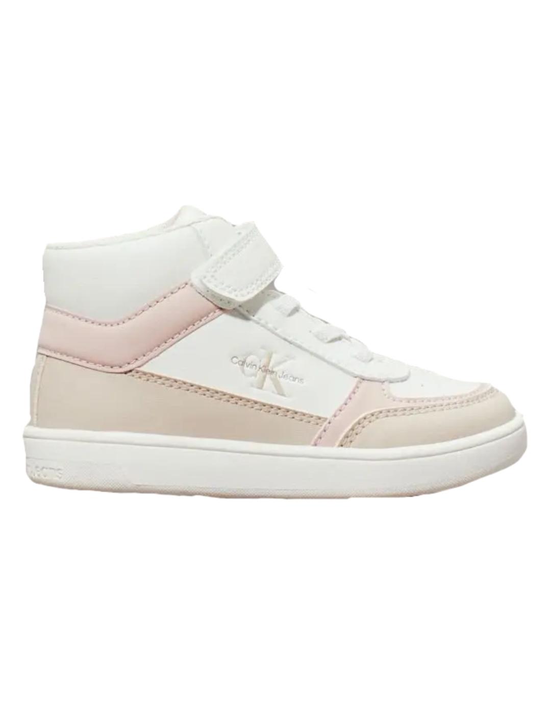 Zapatilla Sneaker velcro Pink Calvin Klein