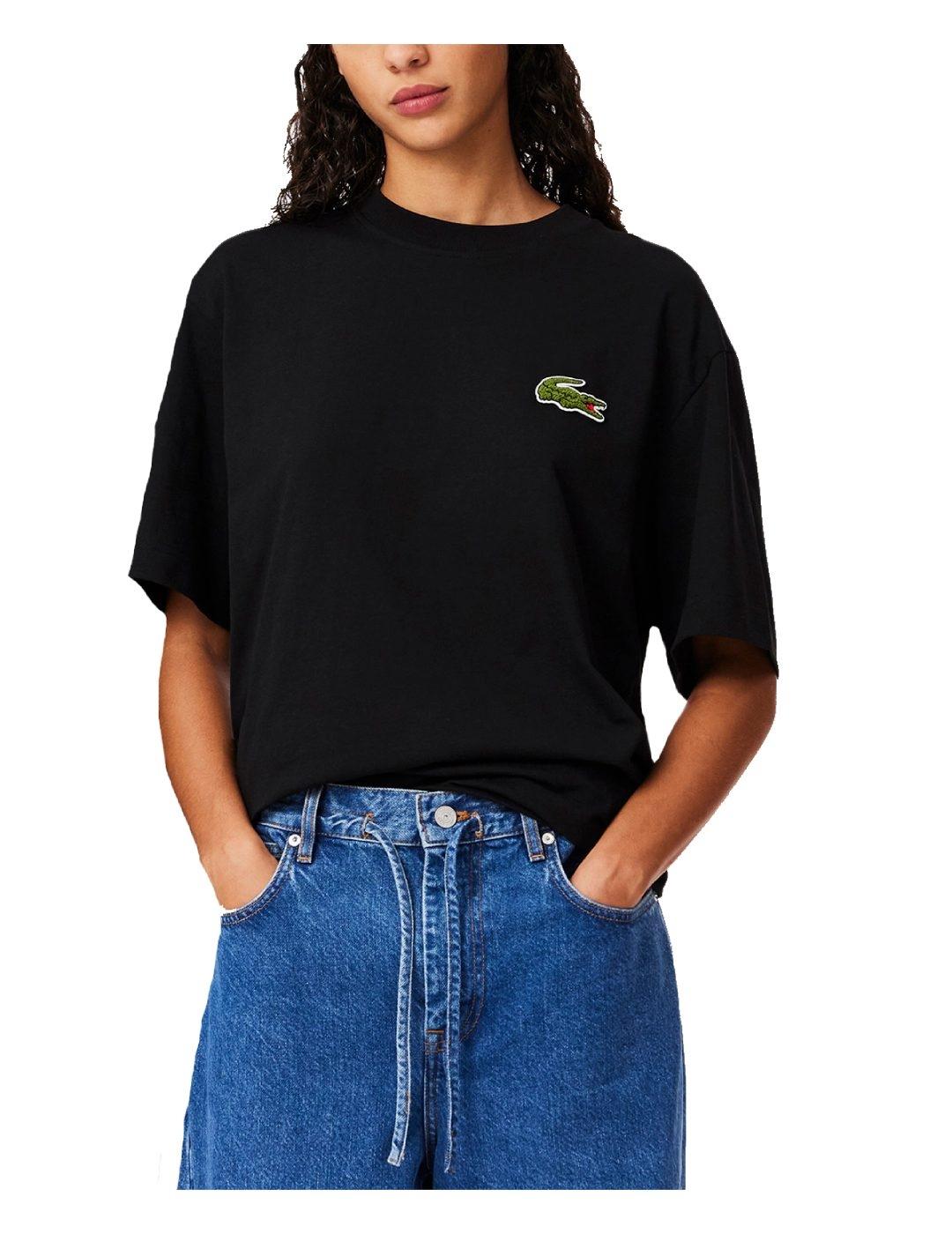 Camiseta Negra Lacoste