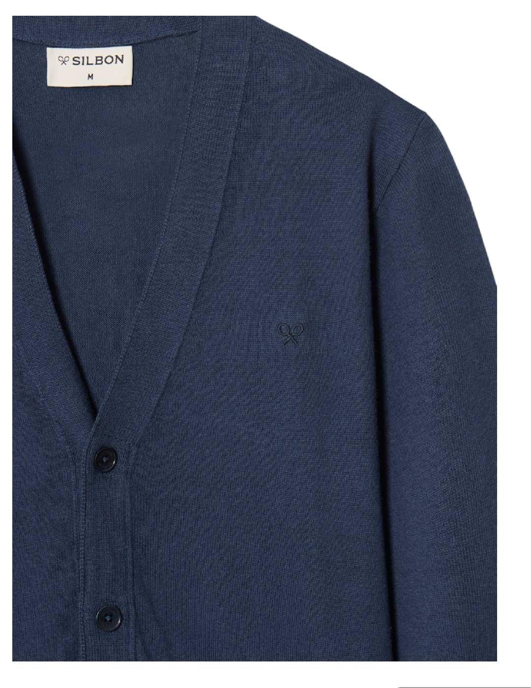 Cardigan clásico liso Silbon