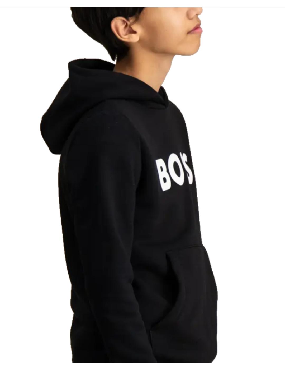Sudadera Negra Hugo Boss