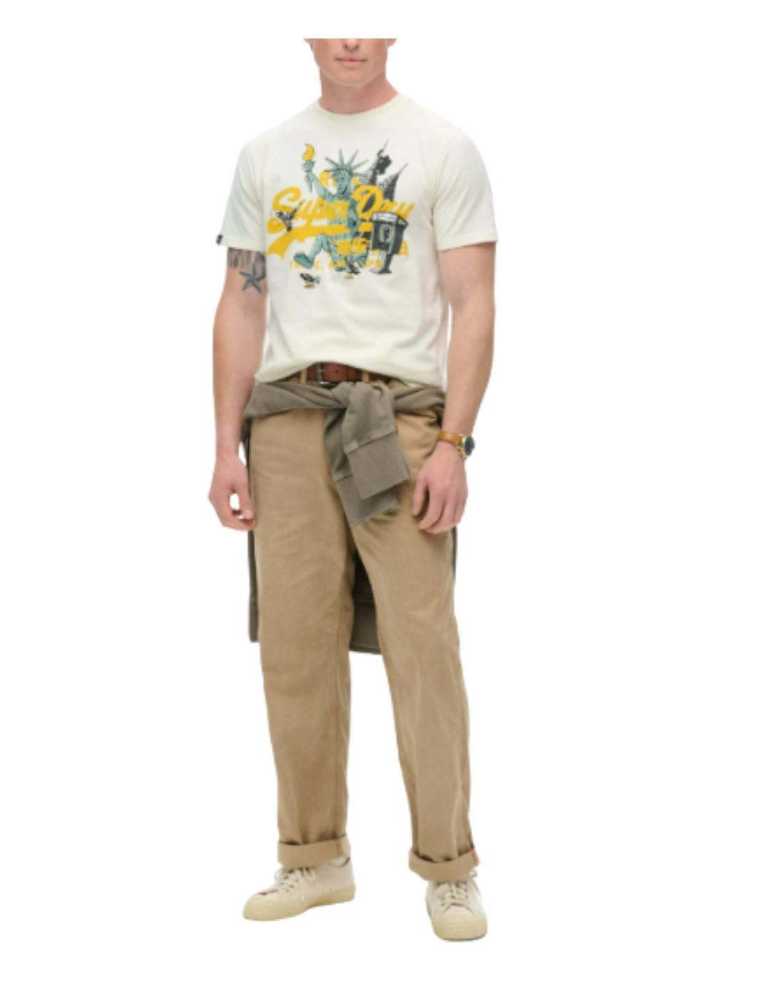 Camiseta New York vl graphic Superdry