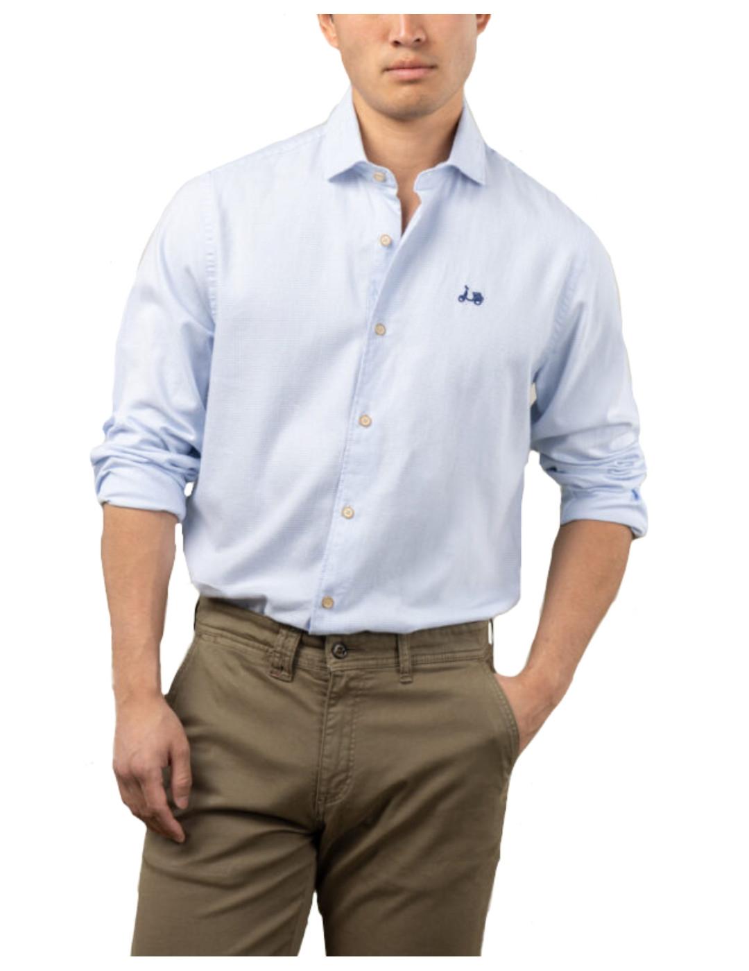 Camisa Gallo Celeste Scotta