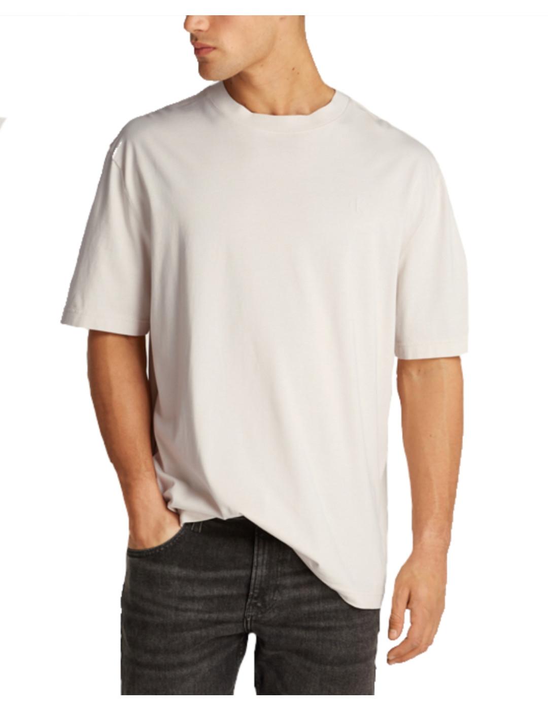 Camiseta washed puff print Calvin Klein