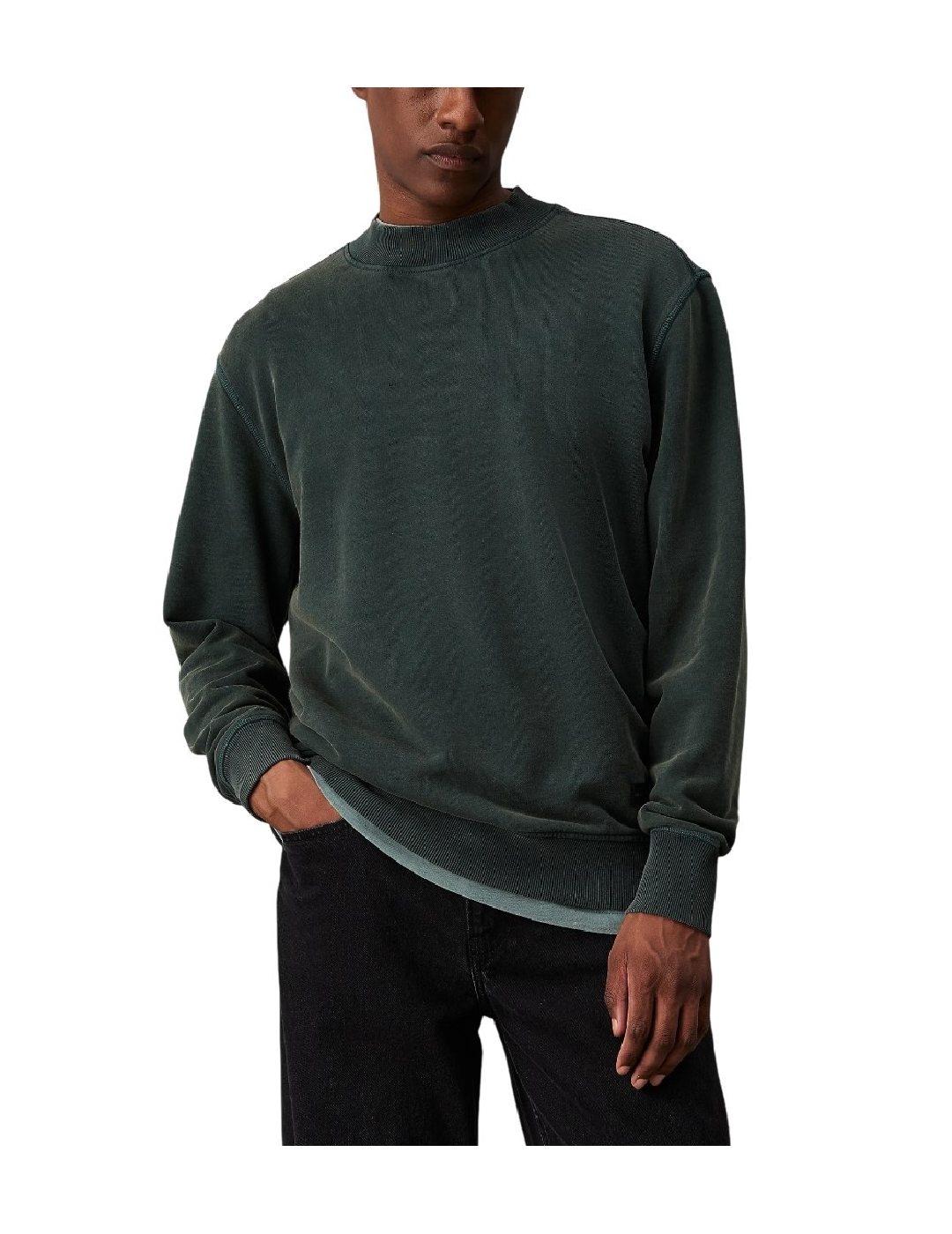 Sudadera Washed Woven Label Calvin Klein