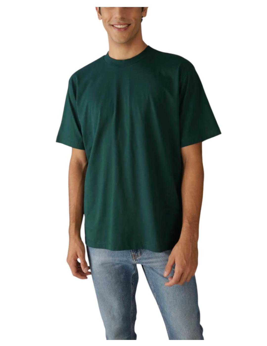 Camiseta Woven Label Relaxed Calvin Klein