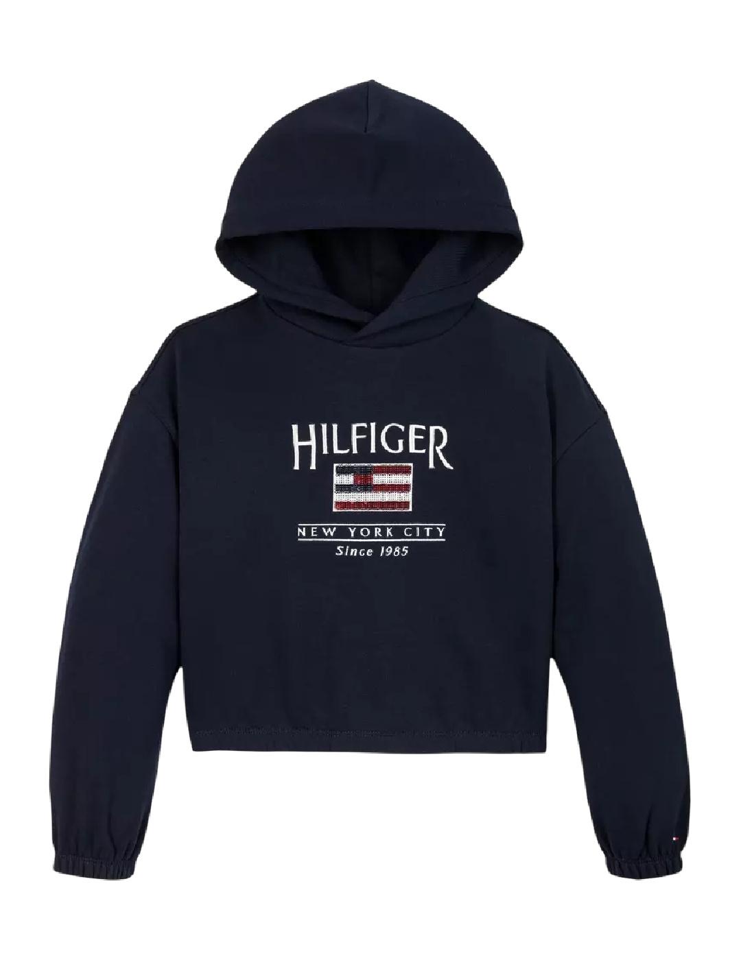 Sudadera Sequin Flag Tommy Hilfiger