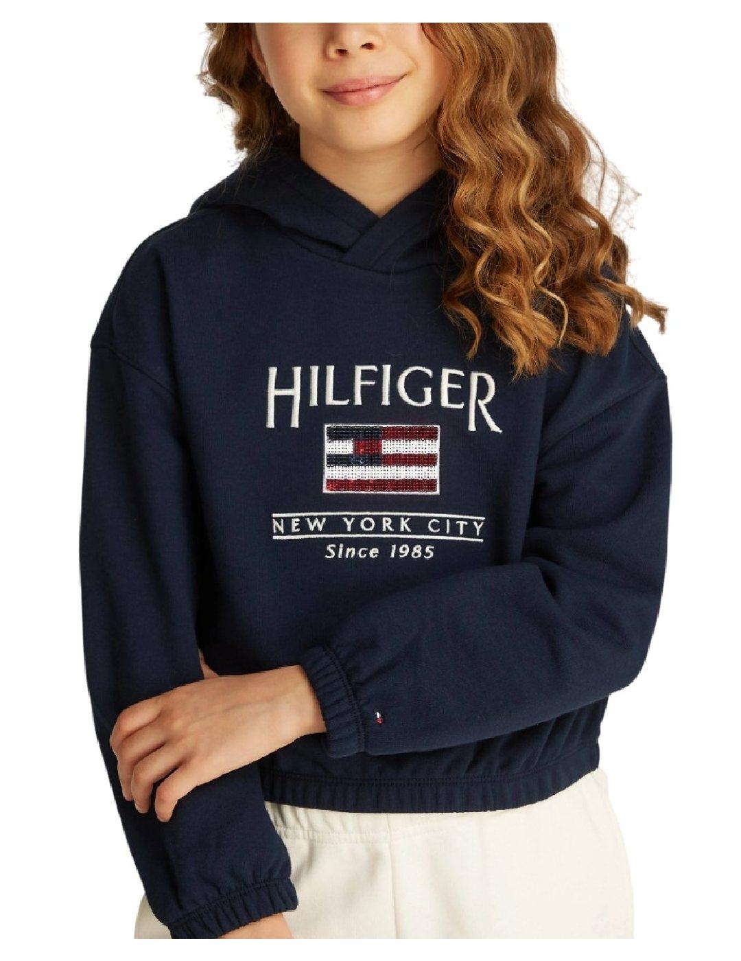 Sudadera Sequin Flag Tommy Hilfiger