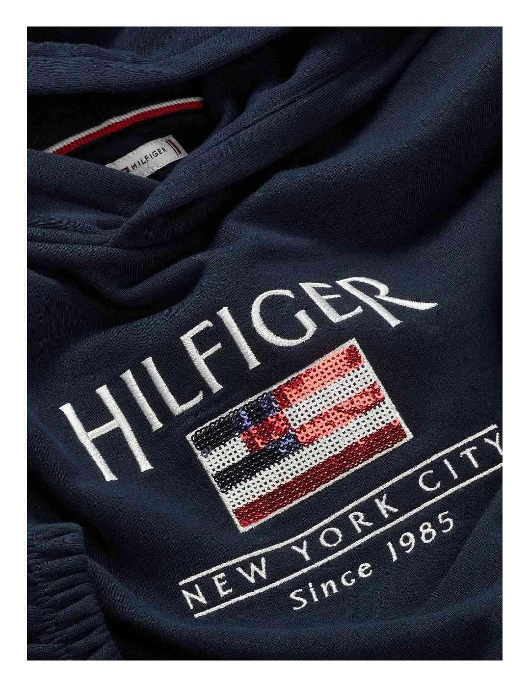 Sudadera Sequin Flag Tommy Hilfiger