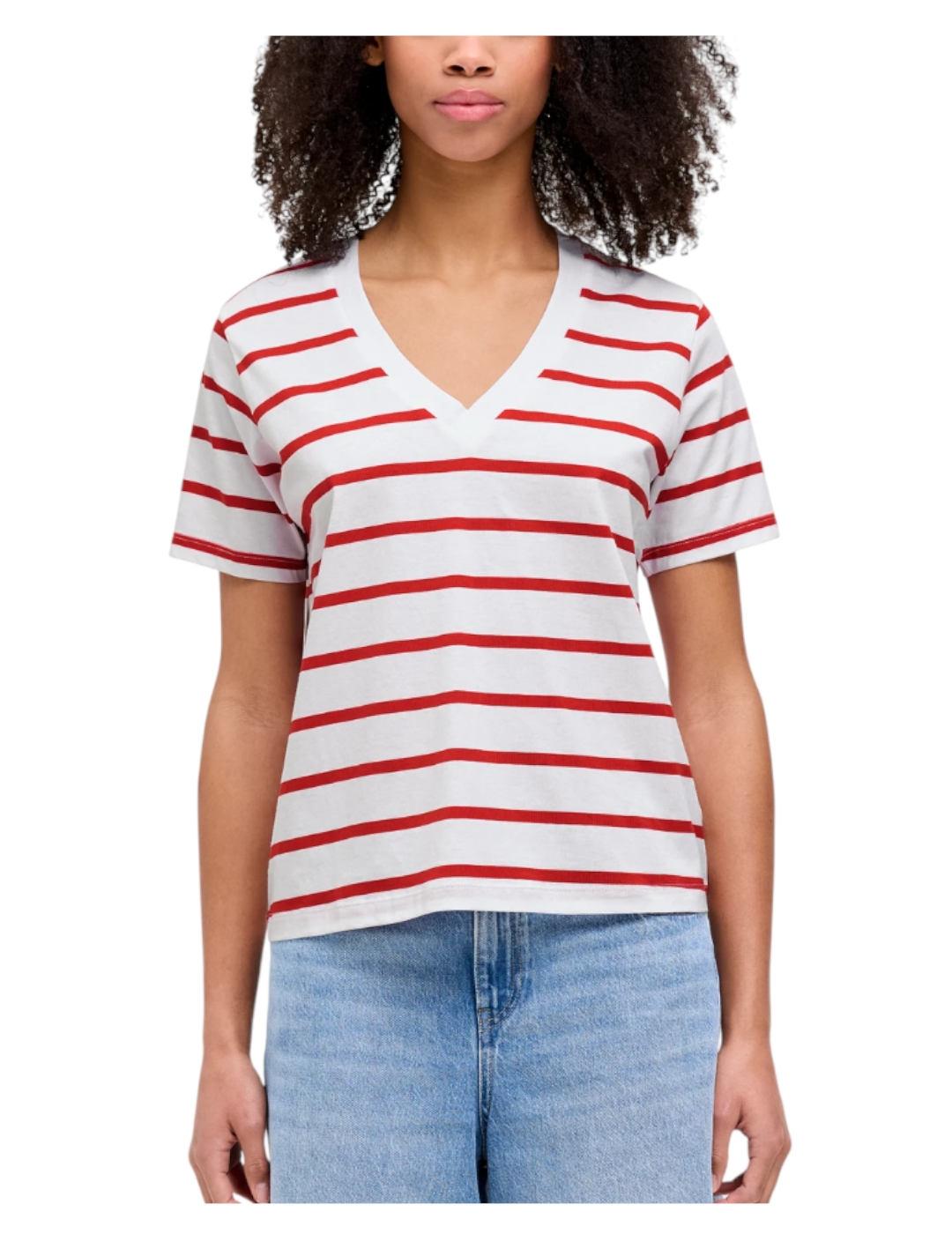 Camiseta Jxannie reg vneck JJXX