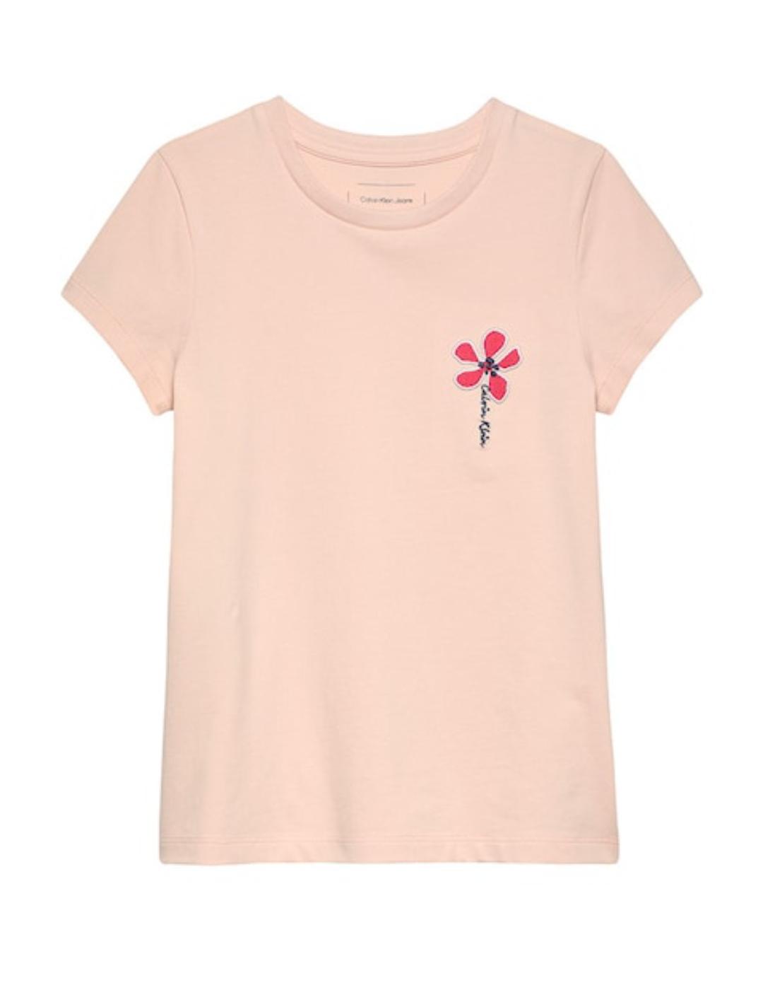 Camiseta Small Flower Calvin Klein