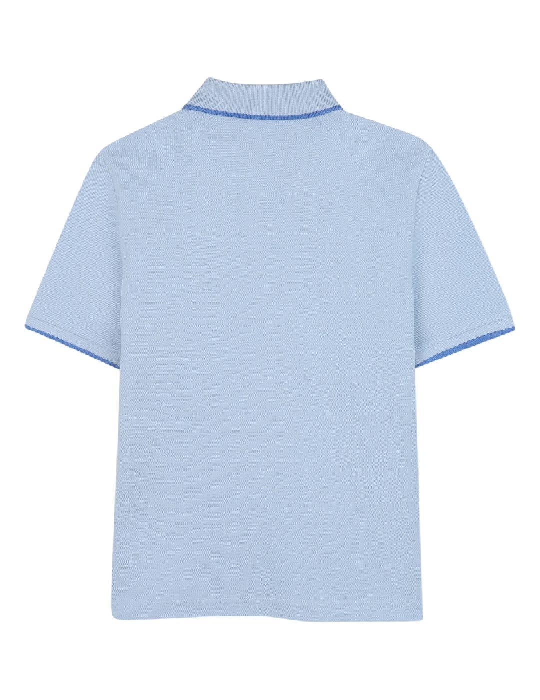 Polo Azul Persa Manga Corta Hugo Boss