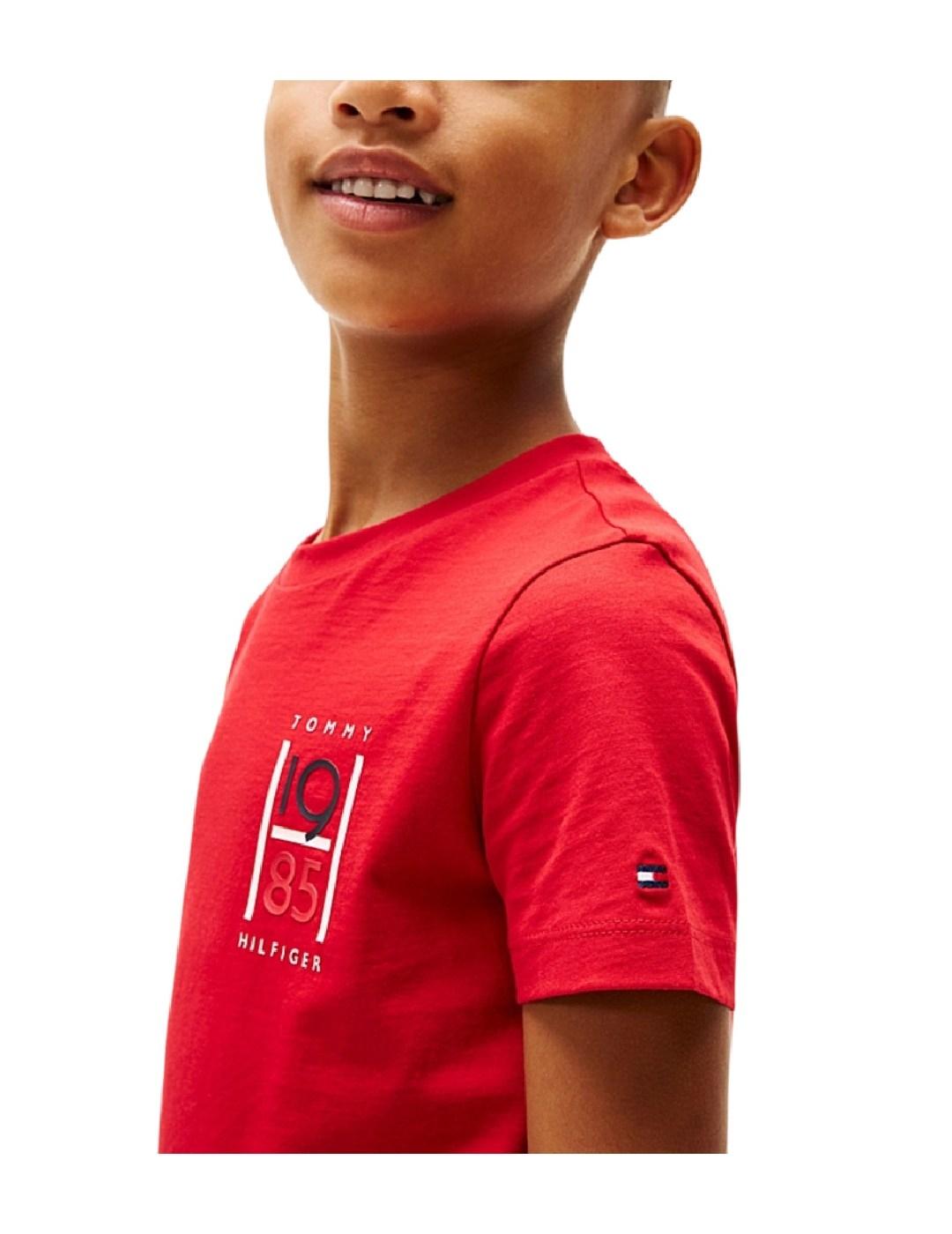Camiseta Roja Tommy Hilfiger