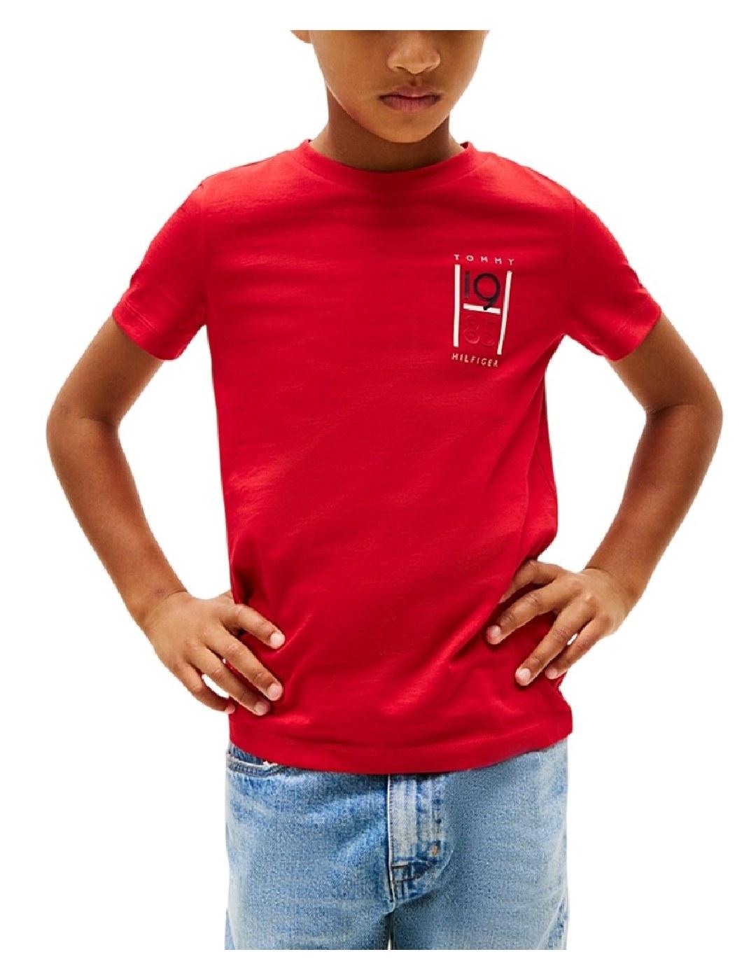Camiseta Roja Tommy Hilfiger