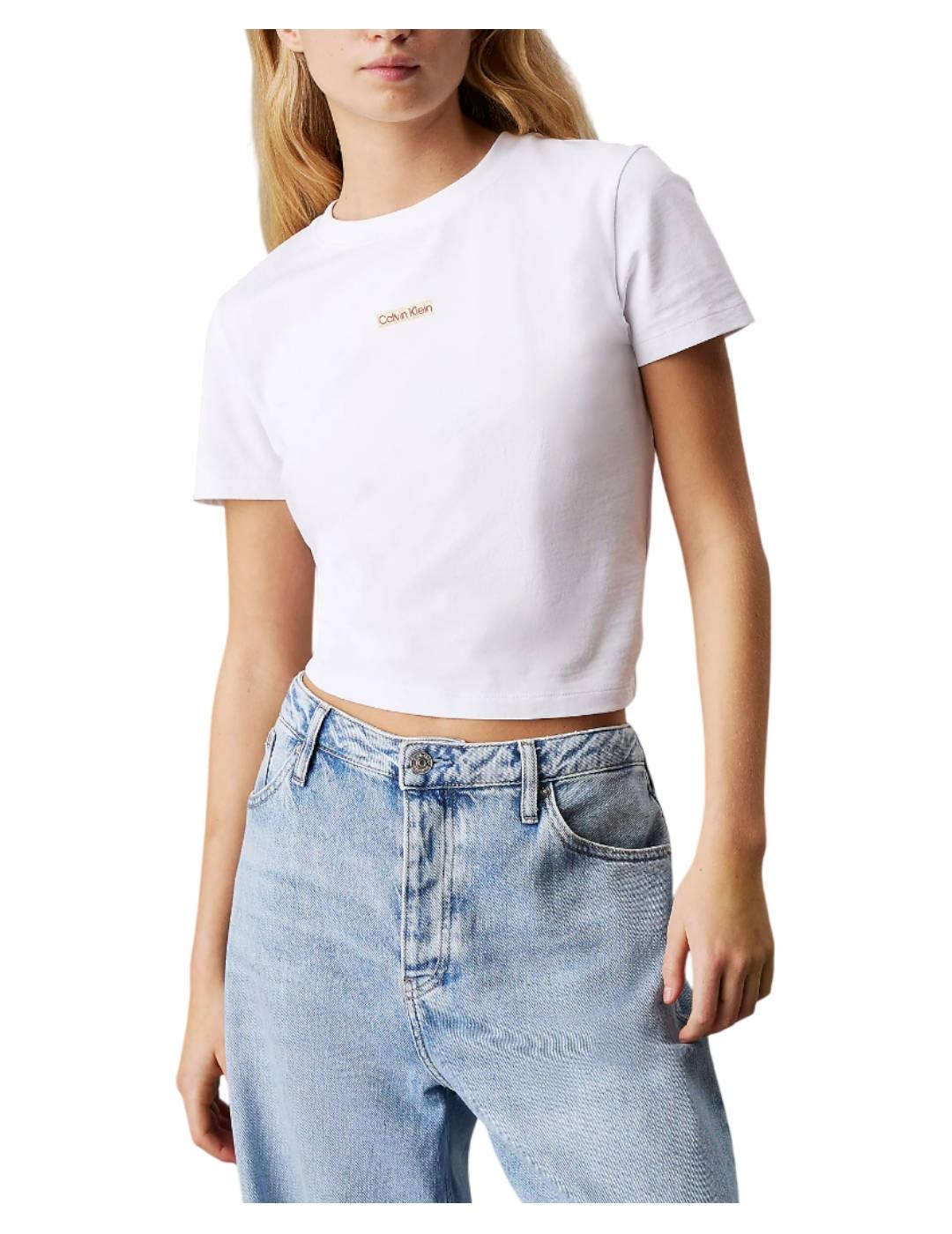 Camiseta Placed institutional baby Calvin Klein