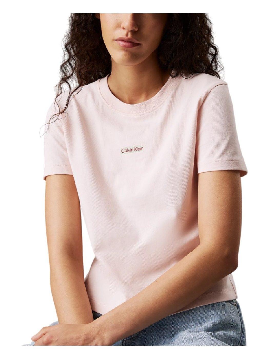 Camiseta Placed institutional baby Calvin Klein