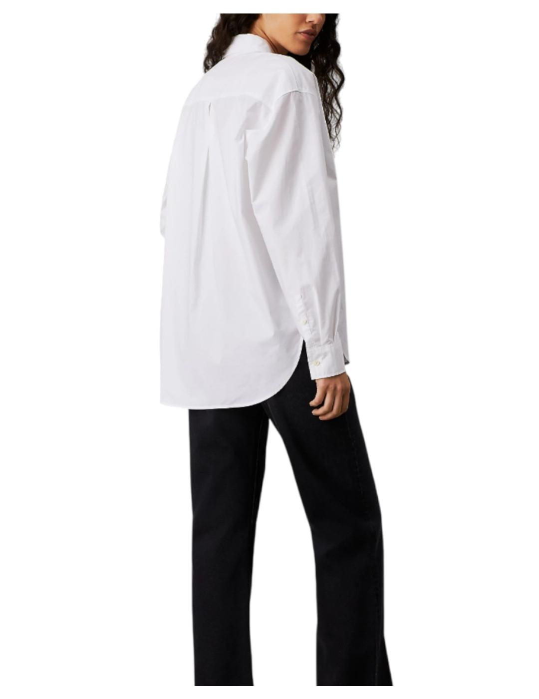 Camisa woven label relaxed Calvin Klein