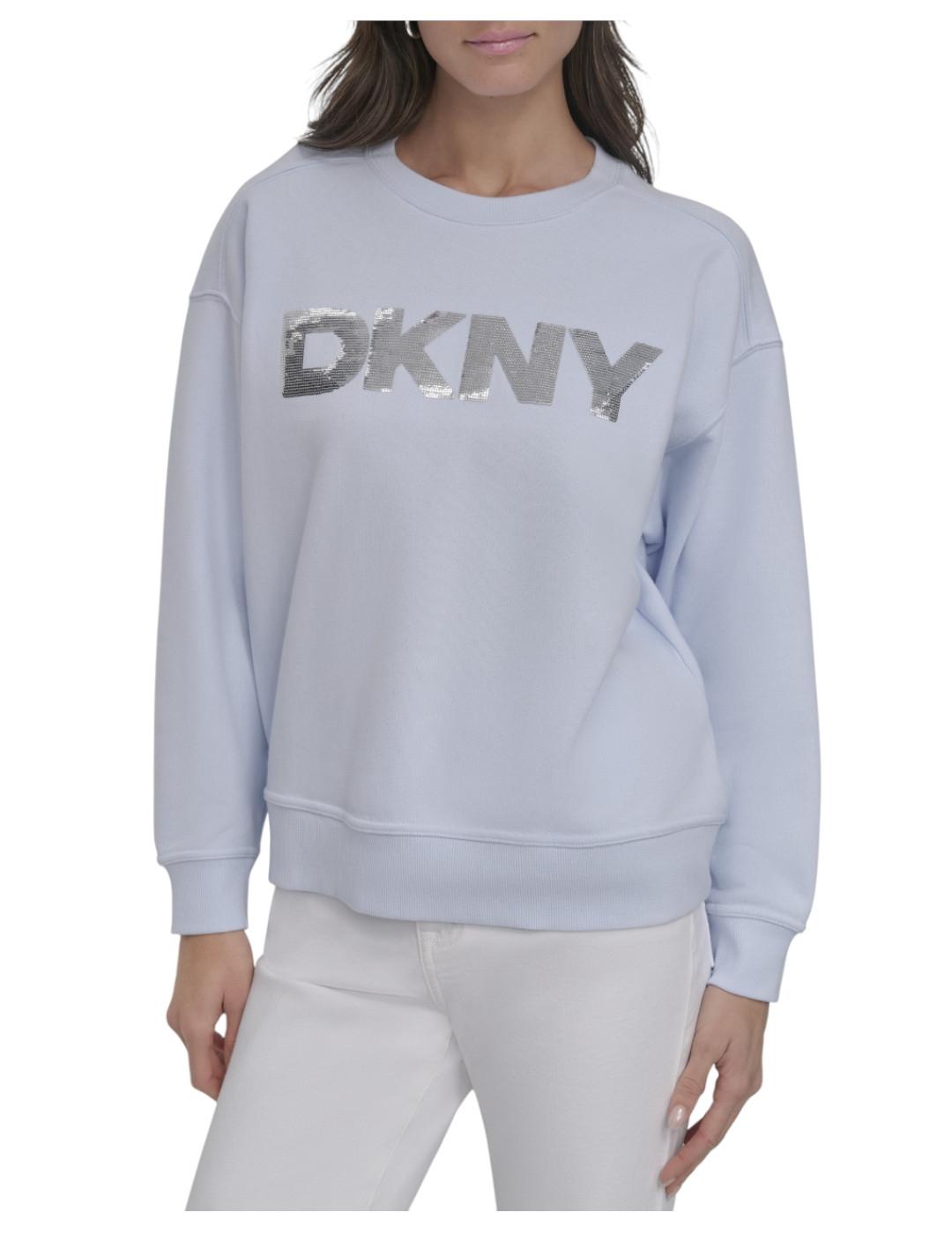 Sudadera Sequin logo SKWY DKNY