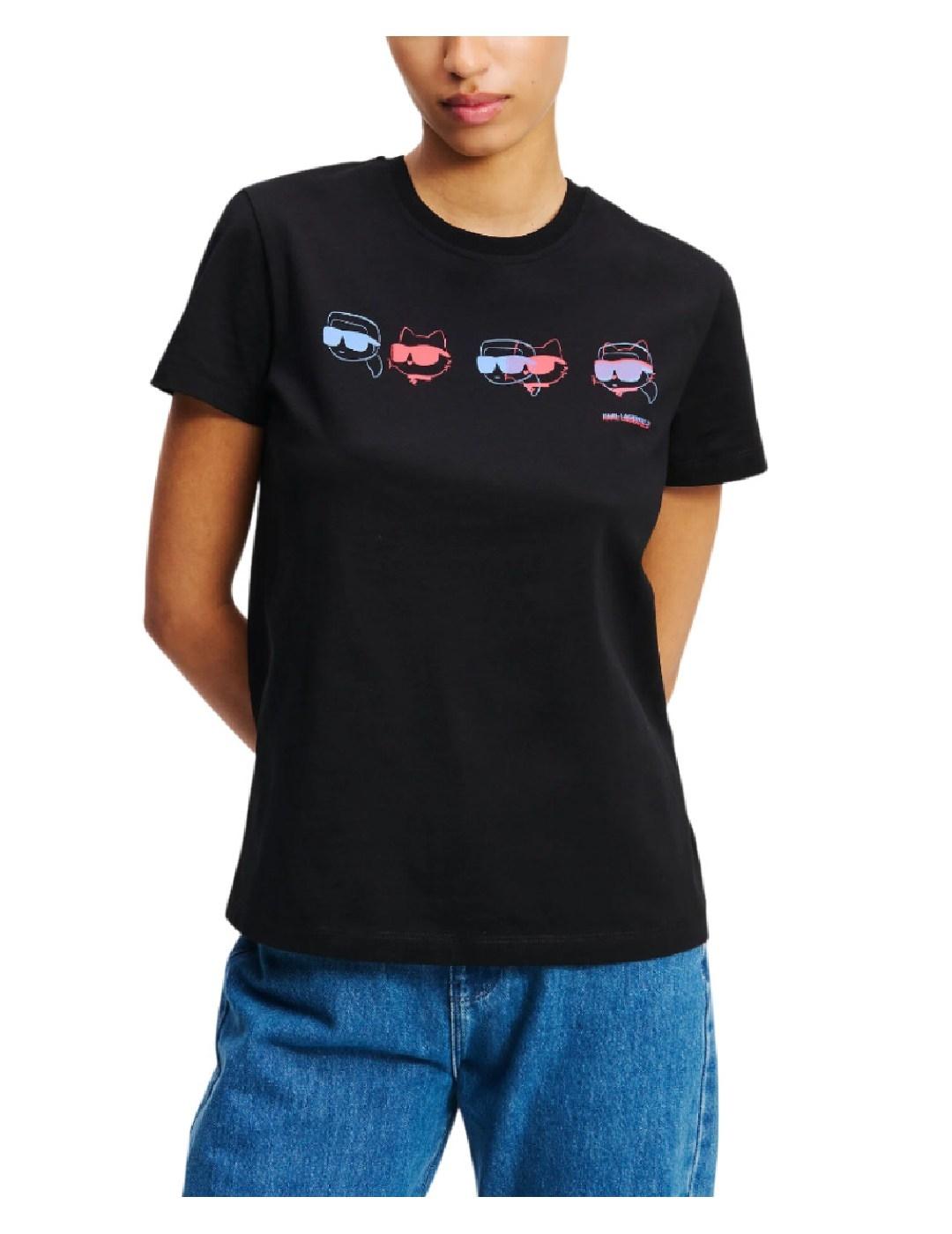 Camiseta Ikon Colour Regular Karl Lagerfeld