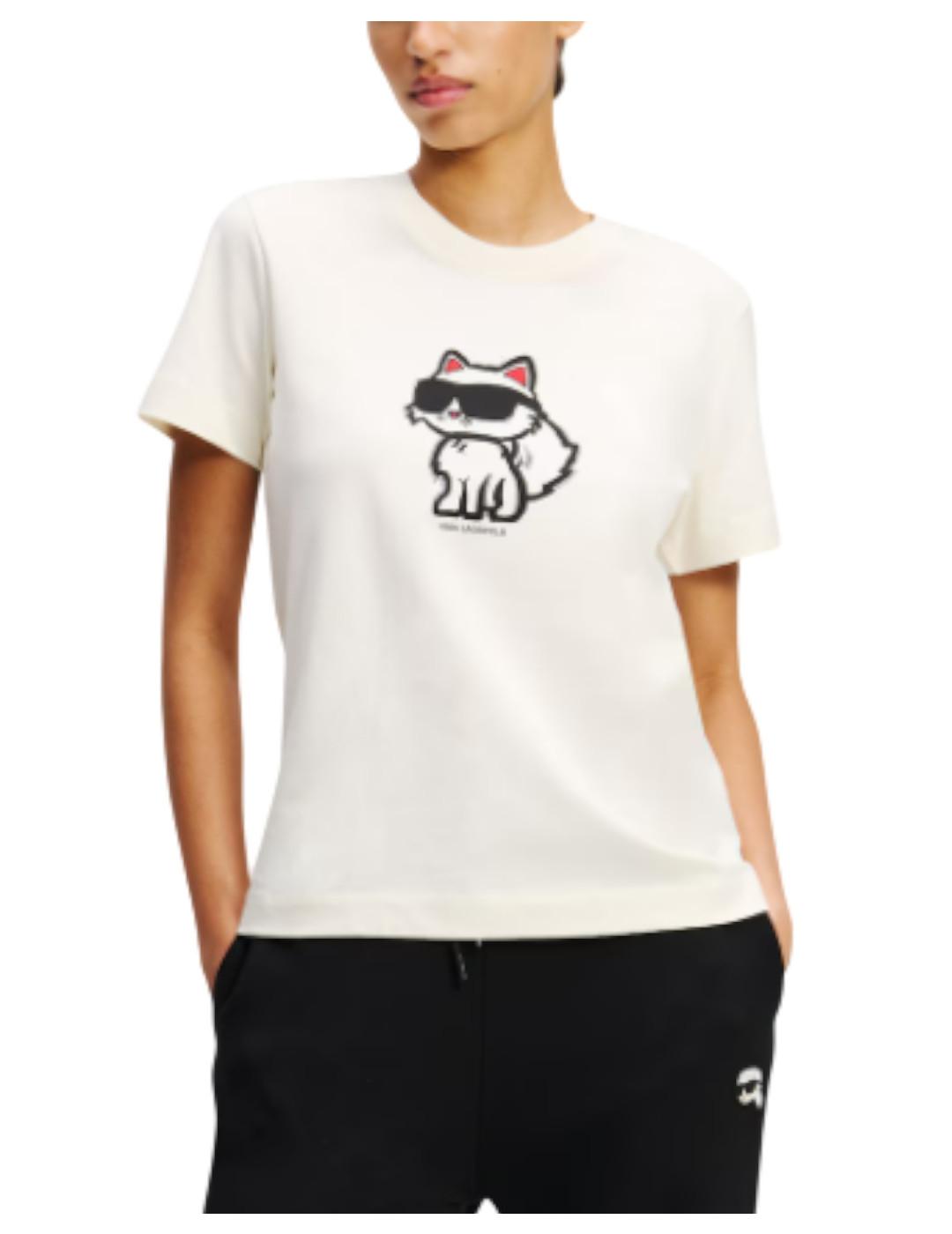 Camiseta Ikon Sketch Karl Lagerfeld