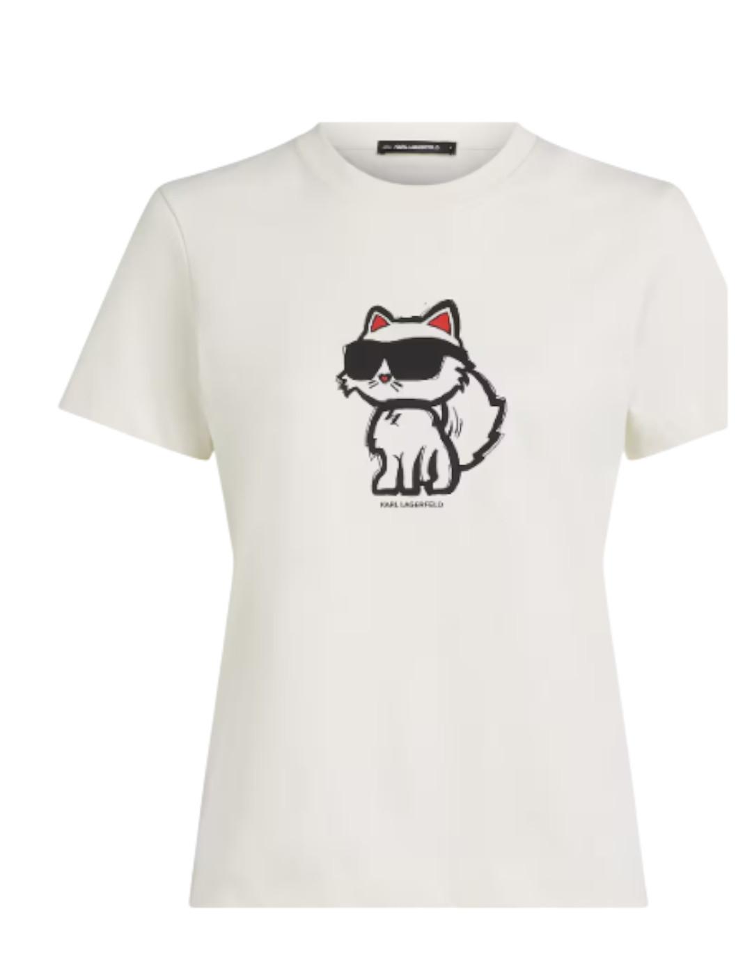 Camiseta Ikon Sketch Karl Lagerfeld