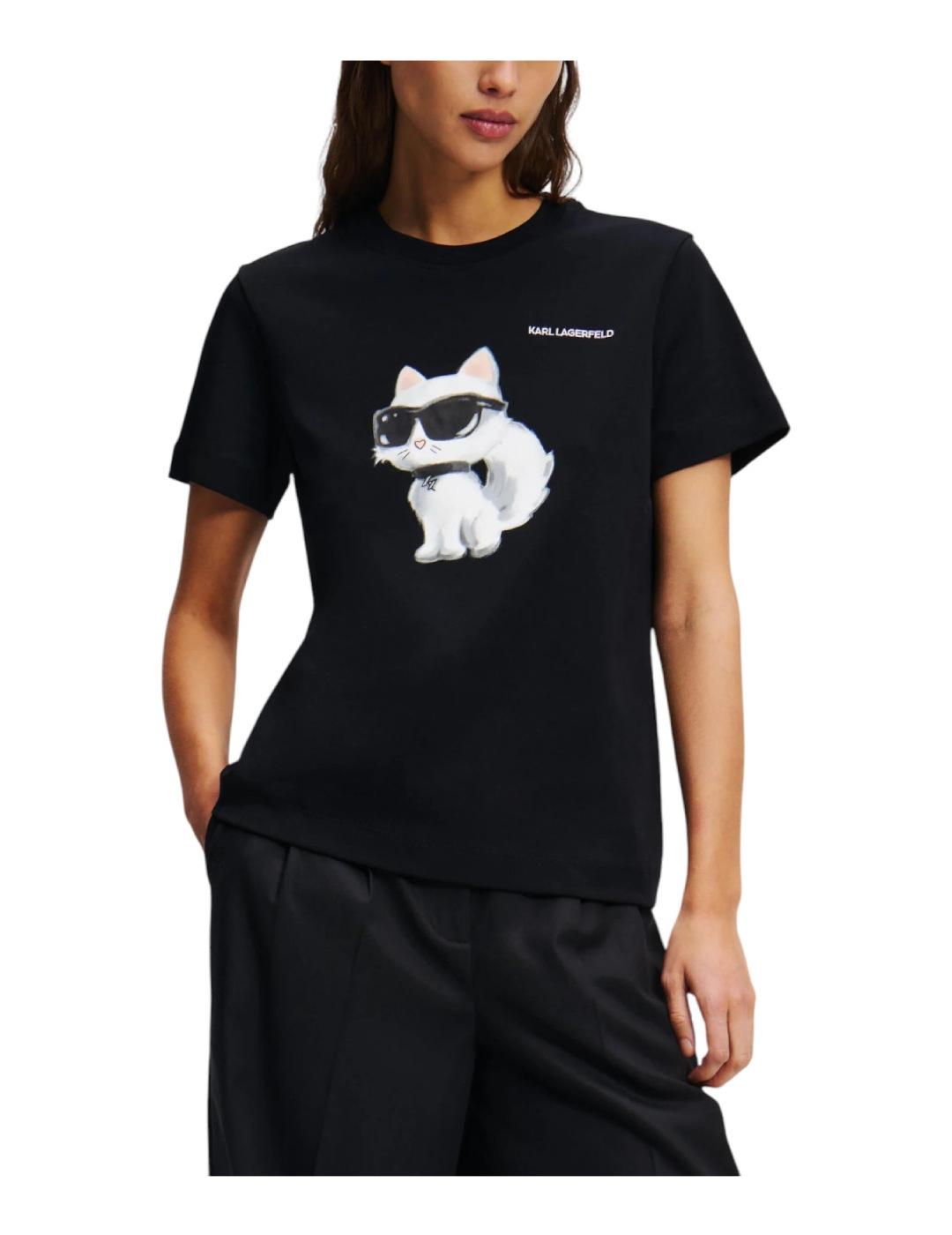 Camiseta Ikon Aquarelle Karl Lagerfeld