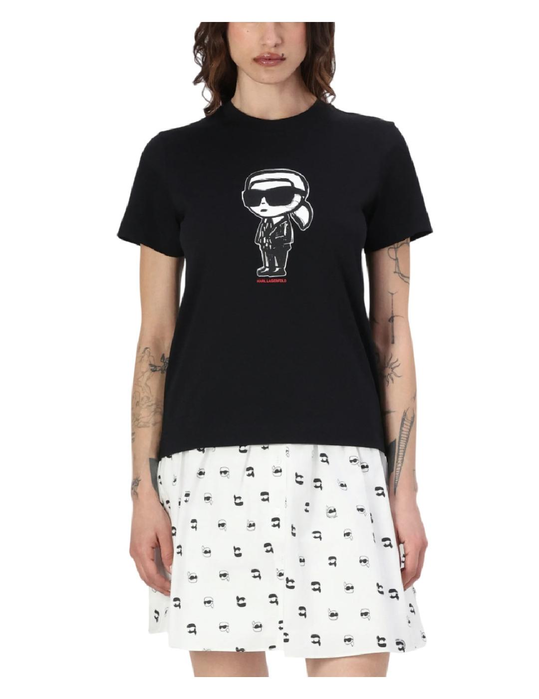 Camiseta Ikon Sketch Karl Lagerfeld