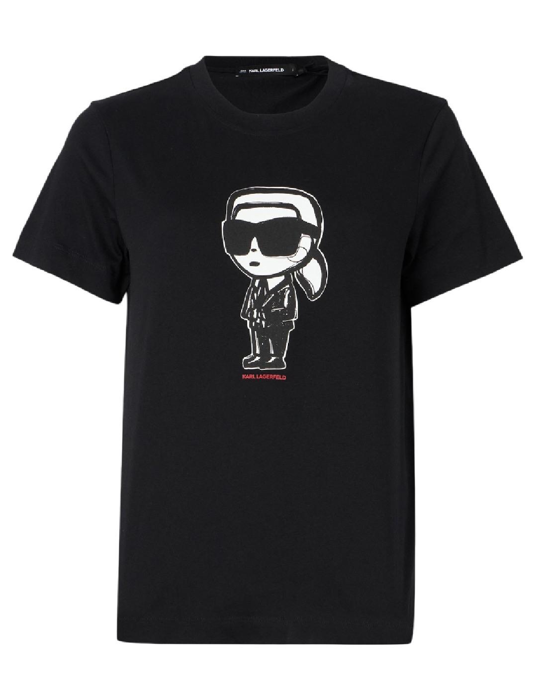 Camiseta Ikon Sketch Karl Lagerfeld
