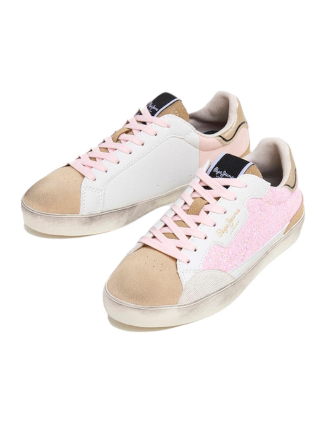 Zapatilla Rose Pink Pepe Jeans