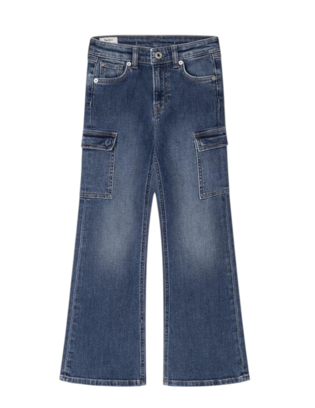 Pantalón Slim Flare Cargo Pepe Jeans