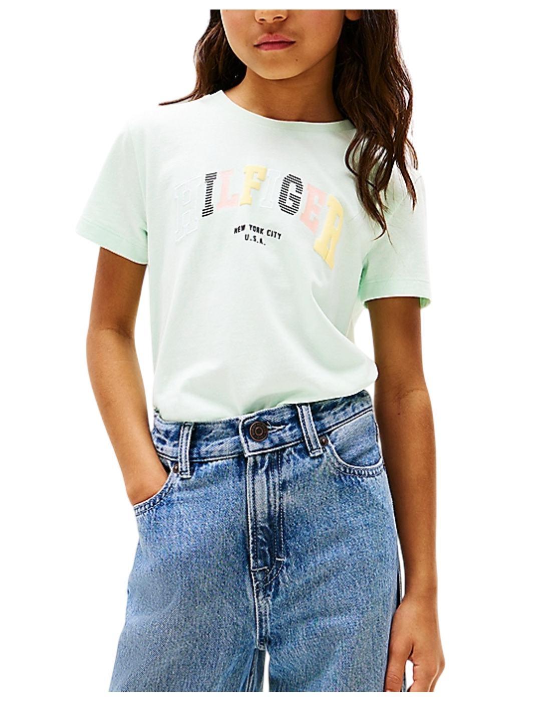 Camiseta Varsity Green Tommy Hilfiger