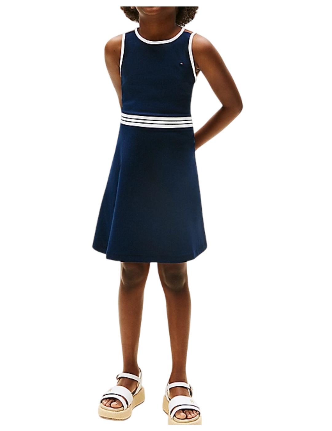 Vestido Contrast Binding Tommy Hilfiger