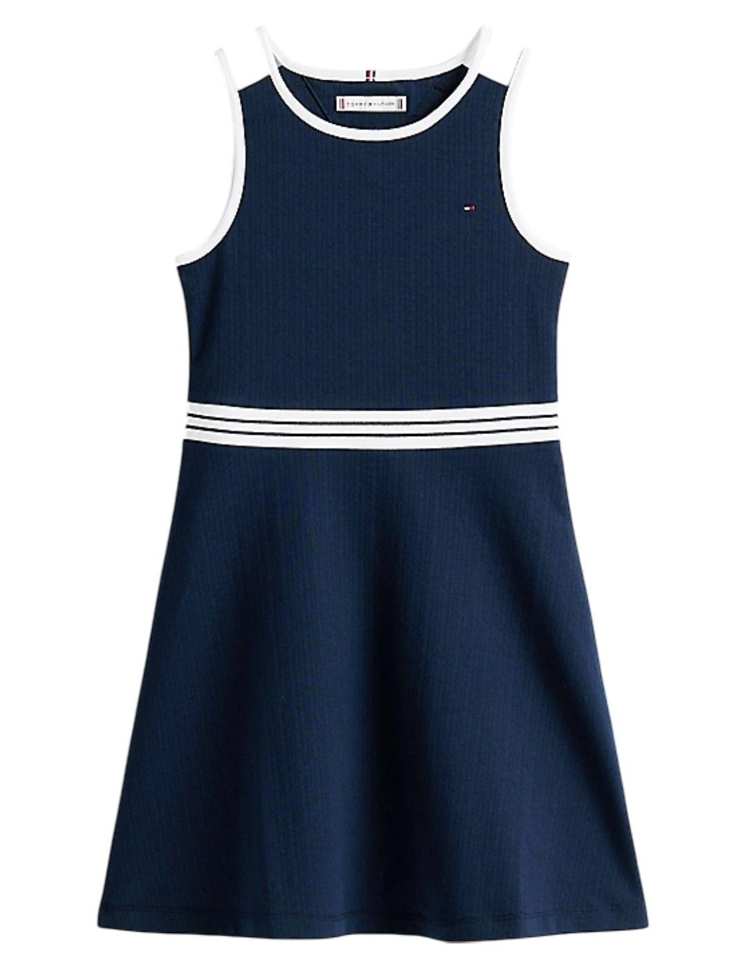 Vestido Contrast Binding Tommy Hilfiger