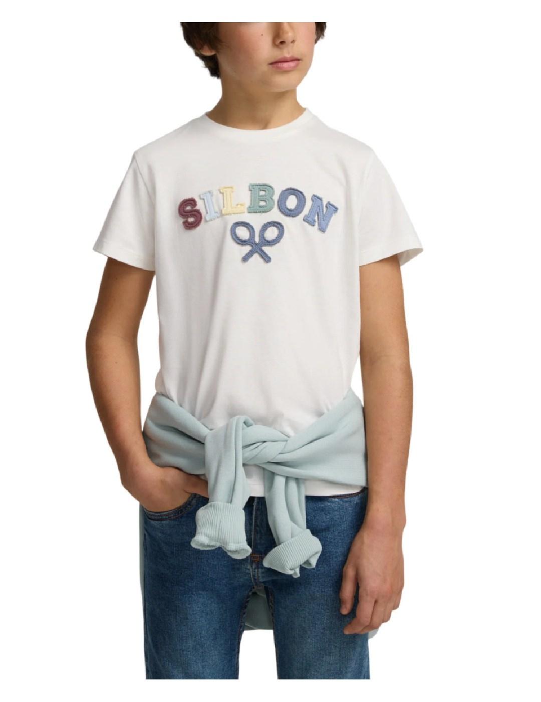 Camiseta raqueta multicolor Silbon