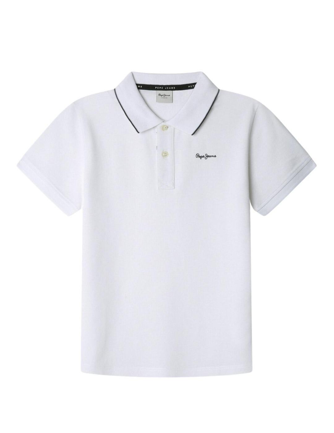 Polo Henry White Pepe Jeans