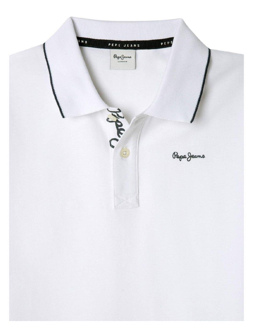 Polo Henry White Pepe Jeans