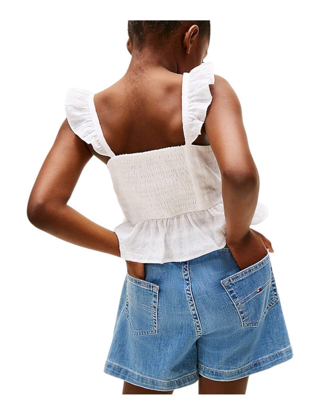 Top Textured Cotton Tommy Hilfiger